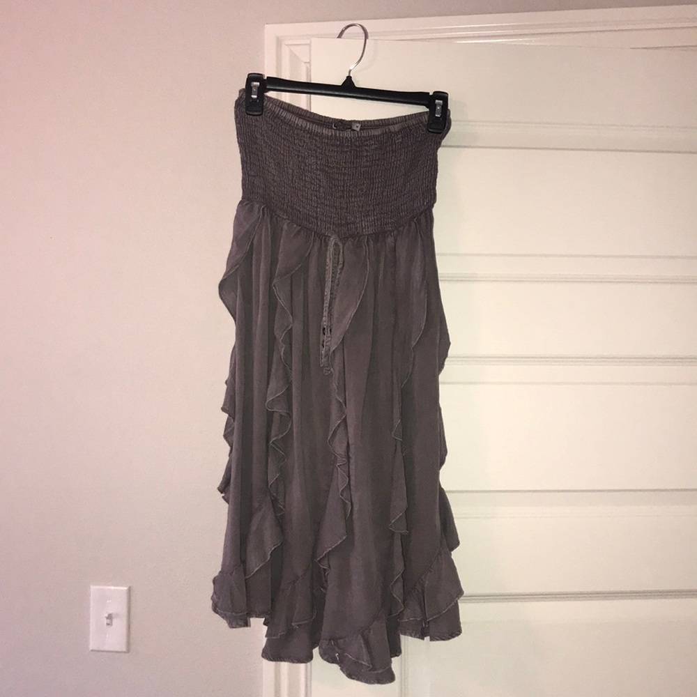 Strapless dress